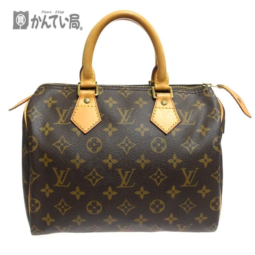 Louis Vuitton Monogram Speedy Handbag Boston Bag Gusset